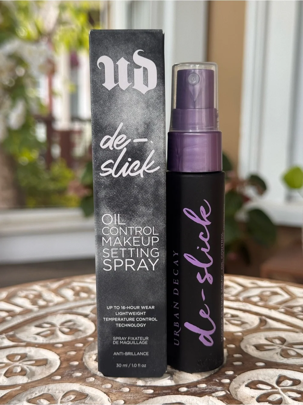 Urban Decay De-Slick Oil Control Makeup Setting Spray 1 oz 30 mL New in Box